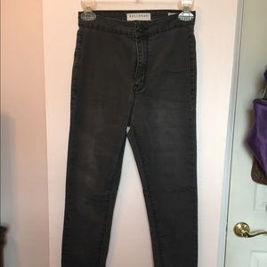 High waisted jeans